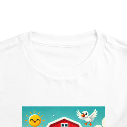 Happy Barnyard Morning Toddler Short Sleeve Tee