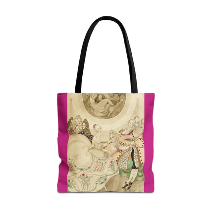 Sur talons rouges by Gerda Wegener Tote Bag (AOP)