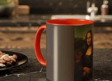 Mona Lisa by Leonardo da Vinci Colorful Mugs (11oz, 15oz)
