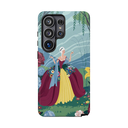 🌹🌿 The Willow Garden Promenade Phone Case – Art Deco Floral Elegance