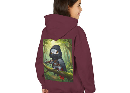 The African Grey Sentinel Youth Heavy Blend Hooded Sweatshirt
