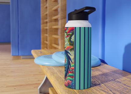 Mystic Guardian of the Sky Stainless Steel Water Bottle, Standard Lid