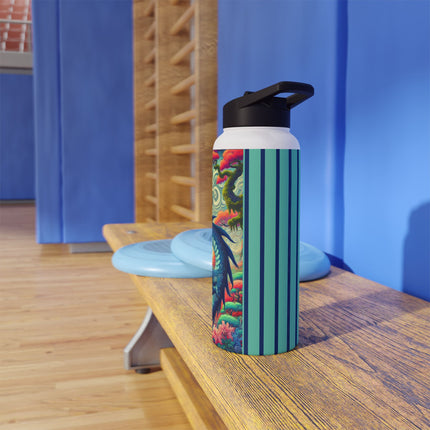 Mystic Guardian of the Sky Stainless Steel Water Bottle, Standard Lid