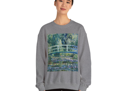 Water Lilies and Japanese Bridge by Claude Monet Heavy Blend™ Crewneck Sweatshirt