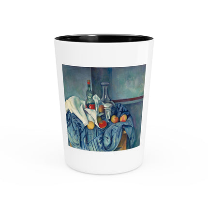 The Peppermint Bottle by Paul Cézanne Ceramic Shot Glass