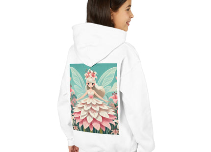 Lily Fairy in Bloom Youth Heavy Blend Hooded Sweatshirt