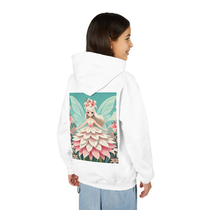 Lily Fairy in Bloom Youth Hooded Sweatshirt – Grace, Beauty & Gentle Magic