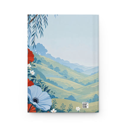 🌺🎀 The Lady Of The Country Garden Courtship Hardcover Journal – Art Deco Floral Romance