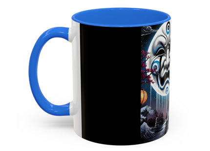 Geisha’s Black Ink Tears Colorful Mugs (11oz, 15oz)