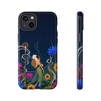 🌙🕯️ The Lady Of The Midnight Garden Phone Case – Art Deco Nocturne