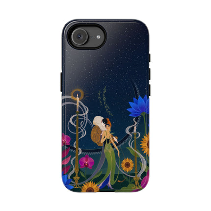 🌙🕯️ The Lady Of The Midnight Garden Phone Case – Art Deco Nocturne