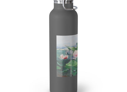 Water Lilies by Karl Hagemeister Copper Vacuum Insulated Bottle, 22oz