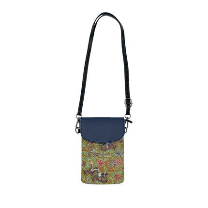 Chinois et Japonais 2 by Auguste Racinet Small Cell Phone Wallet