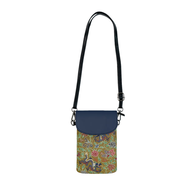 Chinois et Japonais 2 by Auguste Racinet Small Cell Phone Wallet