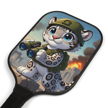 Snow Leopard Lookout Pickleball Kit – Stealthy Spotted Adventure & Epic Play