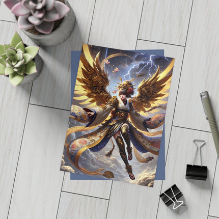 Valkyrie Descending Through Storm Postcards (envelopes included) - Bundles of 10, 30, 50 Pieces
