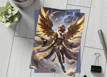 Valkyrie Descending Through Storm Postcards (envelopes included) - Bundles of 10, 30, 50 Pieces