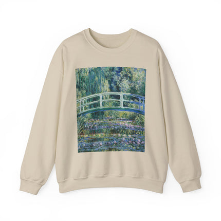 Water Lilies and Japanese Bridge by Claude Monet Heavy Blend™ Crewneck Sweatshirt