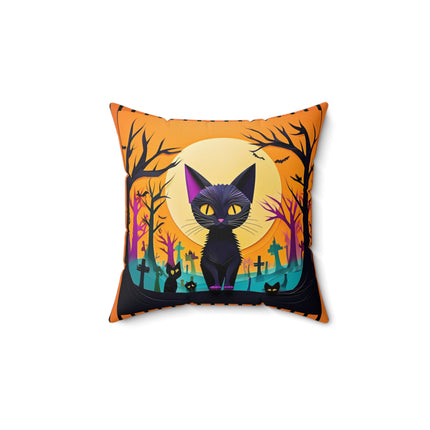 Phantom Parade Spun Polyester Square Pillow