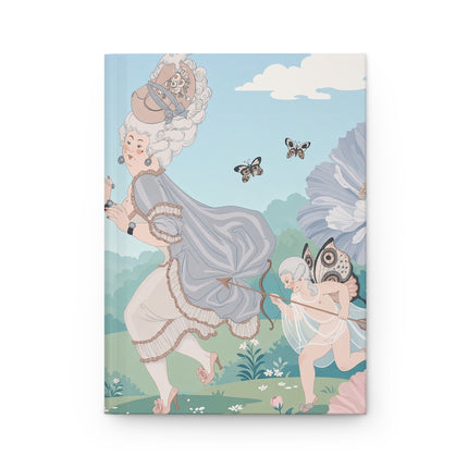 🌸🦋 The Lady Of The Butterfly Garden Hardcover Journal – Art Deco Floral Whimsy