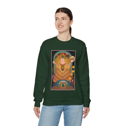 June & Pearl, Alexandrite (from the Gem Series) by Sofia Chiostri Heavy Blend™ Crewneck Sweatshirt