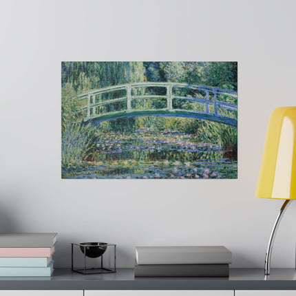 Water Lilies and Japanese Bridge by Claude Monet Matte Canvas, Stretched, 0.75"