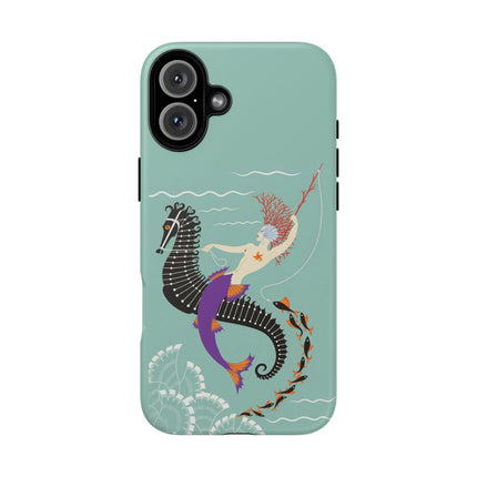 Mermaid on Seahorse Phone Case – Mythic Ocean Grace