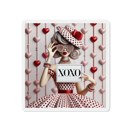 Fashionably Yours, XOXO Die-Cut Magnets (5 Sizes)