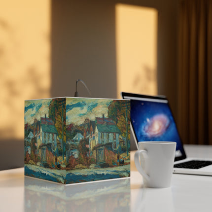Autumn by Abraham Manievich Light Cube Lamp