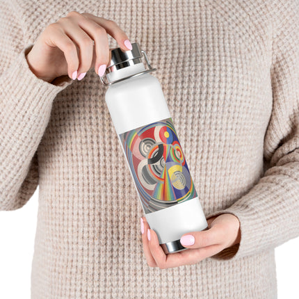 Rythme No. 1 by Robert Delaunay Copper Vacuum Insulated Bottle, 22oz