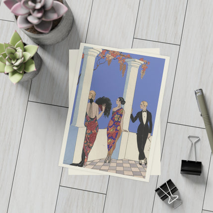 Le goût des châles by George Barbier Postcards (envelopes included) - Bundles of 10, 30, 50 Pieces