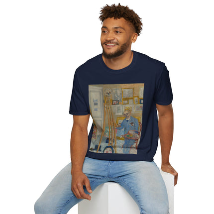 The Skeleton Painter by James Ensor Softstyle T-Shirt
