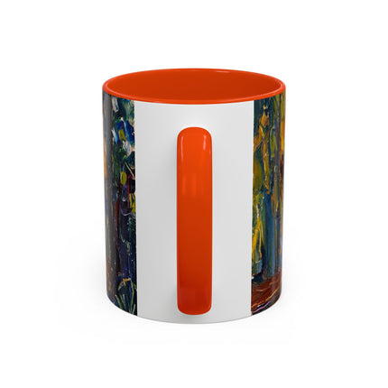 In the Park of St. Cloud by Wassily Kandinsky Colorful Mugs (11oz, 15oz)