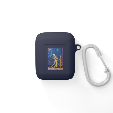 Smoke and Secrets: A Glamorous Encounter in Prohibition Era AirPods Case