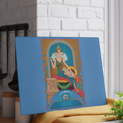 April & Diamond Zodiac Glass Cutting Board