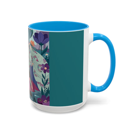 The Ladies Of The Secret Masquerade Colorful Mugs – Art Deco Floral Mystery