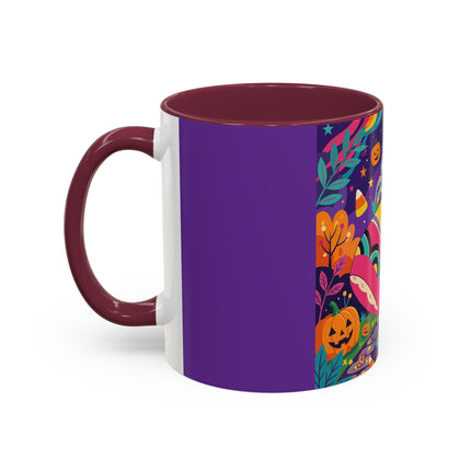 🌙🎃 The Lady Of Moonbeam Hollow Colorful Mug – Whimsical Halloween Charm