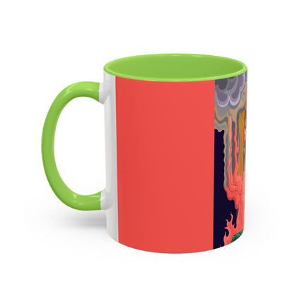 The Firebird's Awakening Colorful Mug (11oz, 15oz) – Ballet Fantasy, Mythic Fire & Art Deco Drama