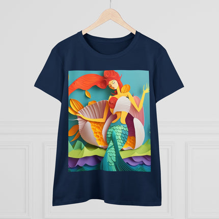 Charming Mermaid Women's Midweight Cotton Tee