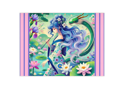 Fairy of the Koi Pond Ceramic Tile