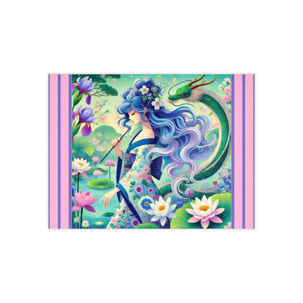 Fairy of the Koi Pond Ceramic Tile