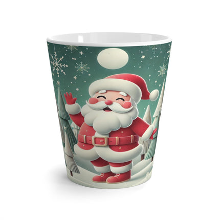 Santa's Joyful Night Latte Mug