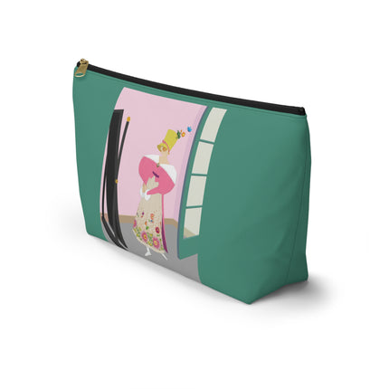 The Yellow Hat Cosmetic Bag – Whimsical 1920s Vogue Elegance