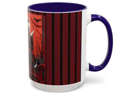 Halloween Night Scene Colorful Mugs (11oz, 15oz)