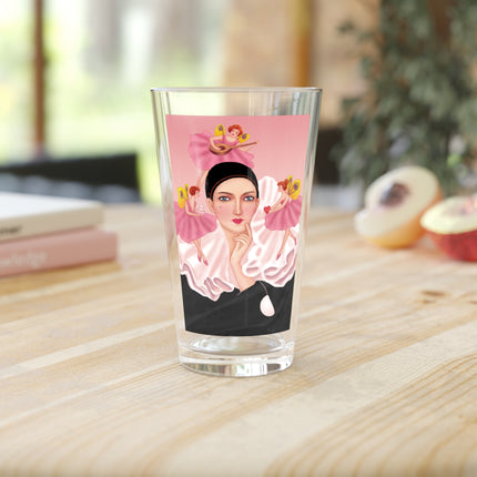 Pierrot & Fairies Dressed in Pink by Sofia Chiostri Glass, 16oz