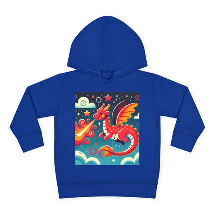 Starry Sky Dragon Toddler Pullover Fleece Hoodie