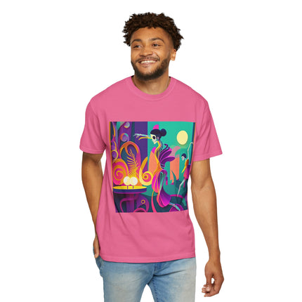 Dance of the Skeleton Ballerinas Unisex Garment-Dyed T-shirt