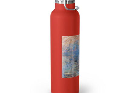 Sunrise by Claude Monet Copper Vacuum Insulated Bottle, 22oz