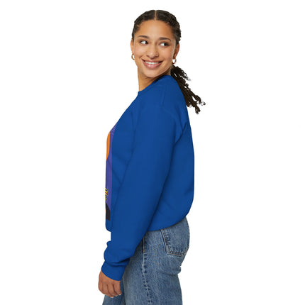 Halloween Night at the Haunted House Unisex Heavy Blend™ Crewneck Sweatshirt