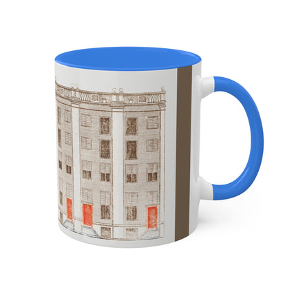Amsterdam Canal Houses by Johan Teyler Colorful Mugs, 11oz